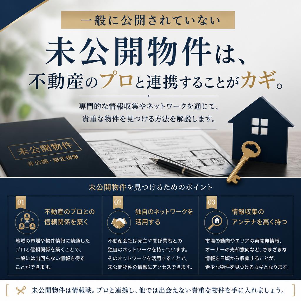 未公開物件の探し方