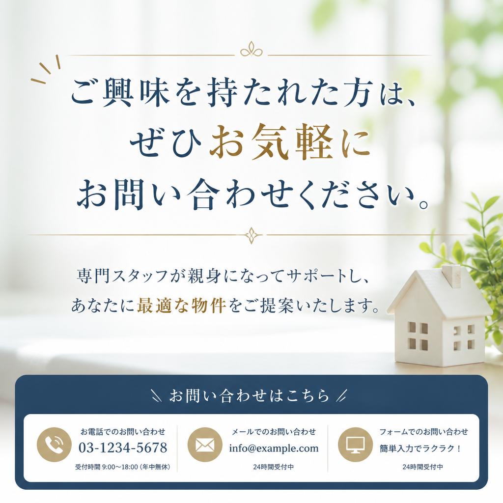 まずはお気軽にお問い合わせを