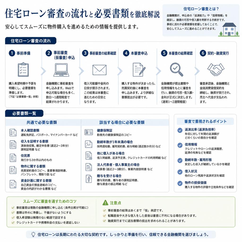 5. 住宅ローン審査をスムーズに
