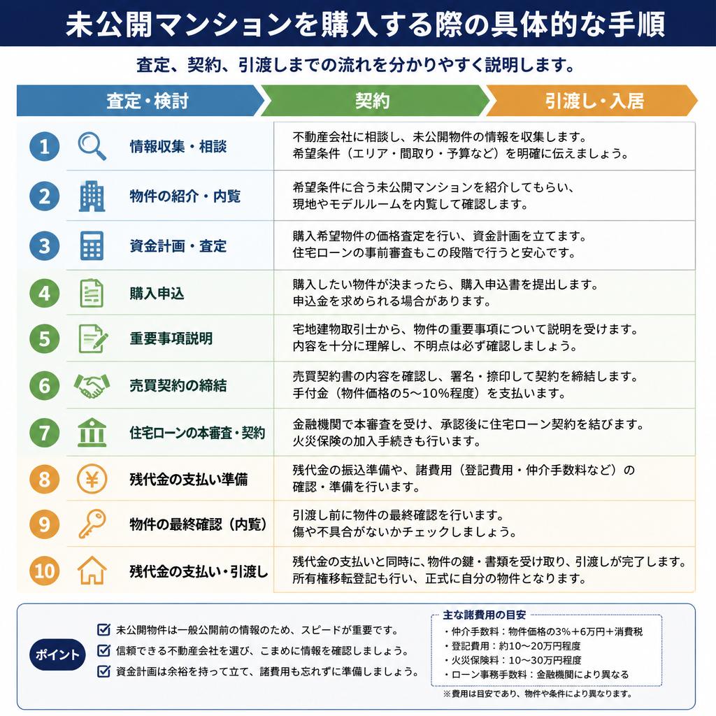 売買契約までの流れ
