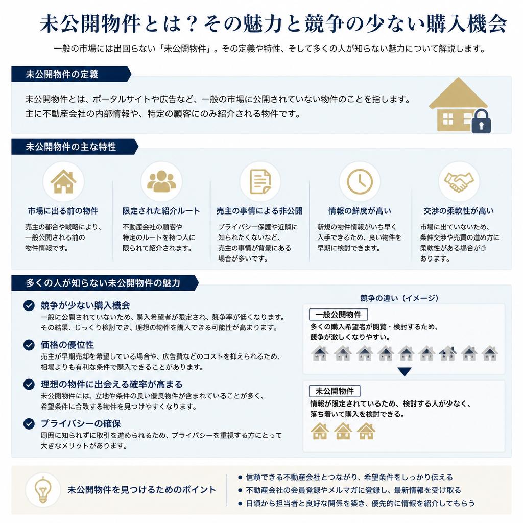 未公開物件とは？