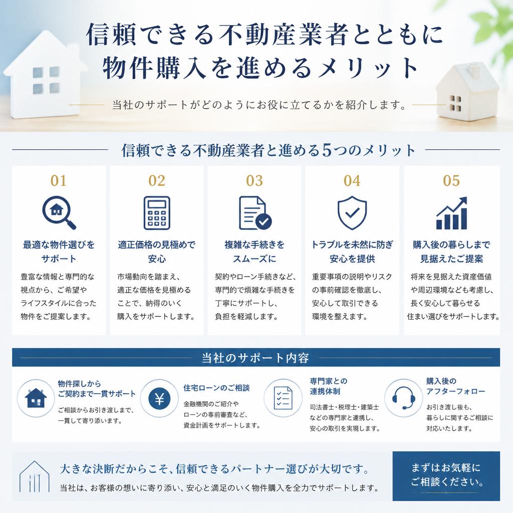 【仲介業者との連携】信頼できる業者の選び方