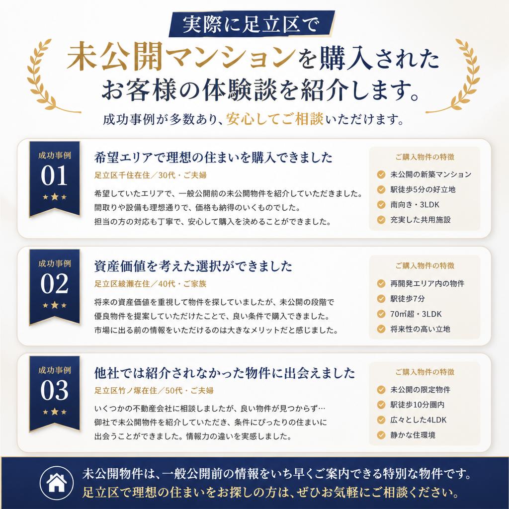 実際のお客様の声