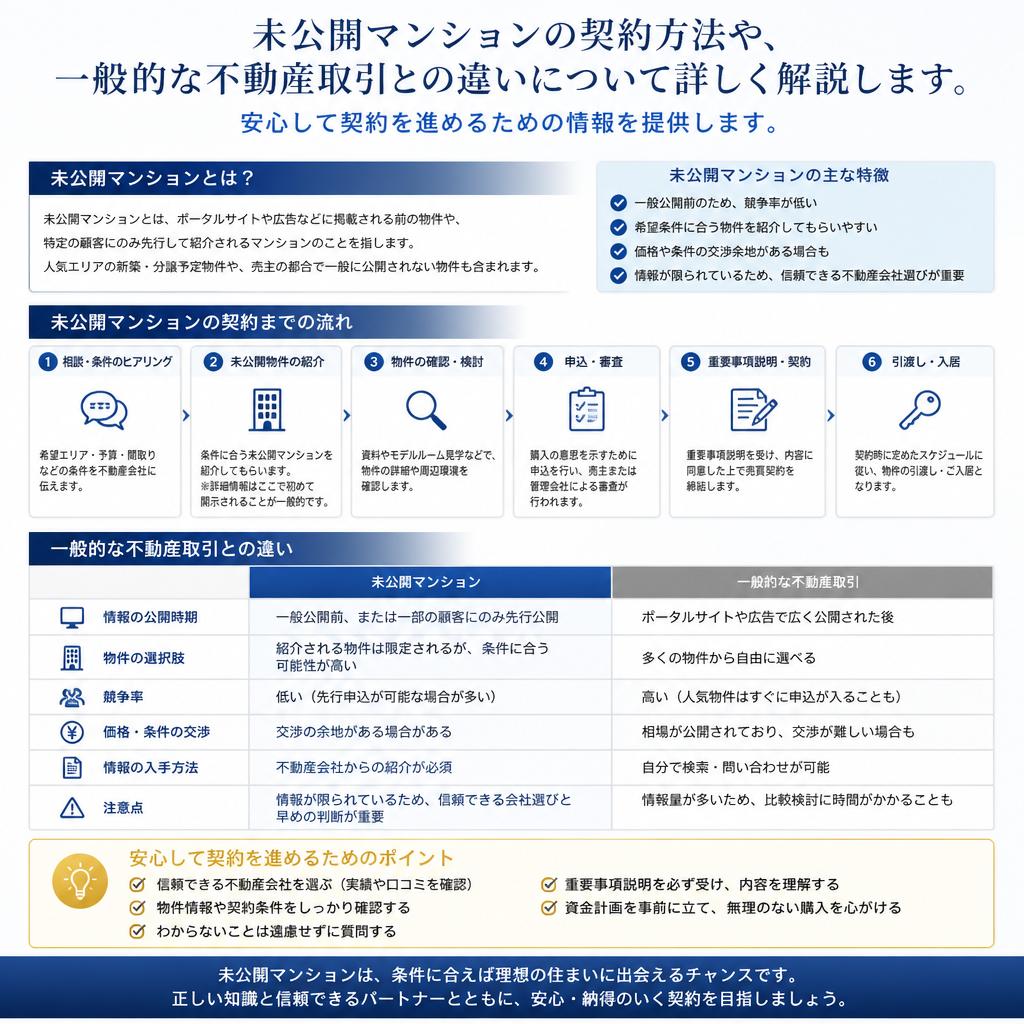 契約の流れを知ろう