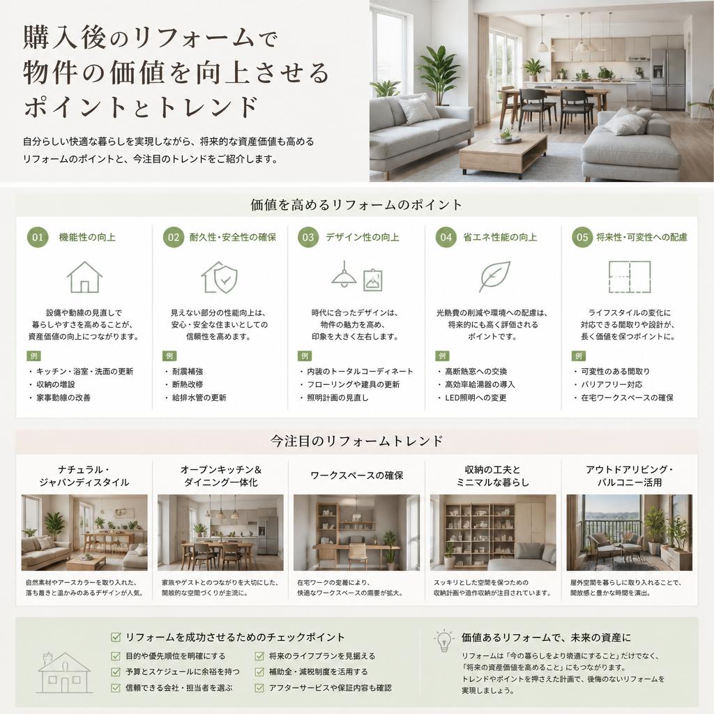 5. リフォームで価値を高める方法