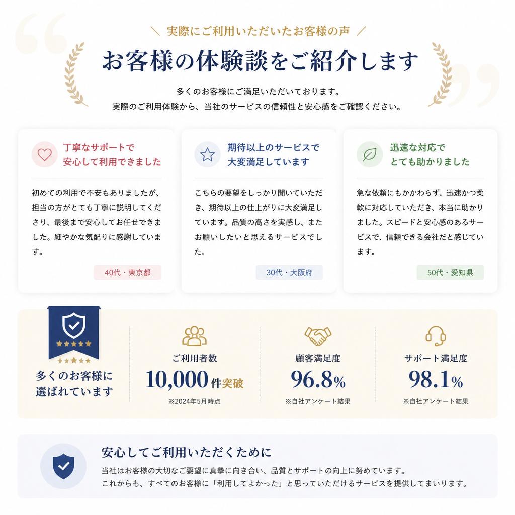 お客様の声