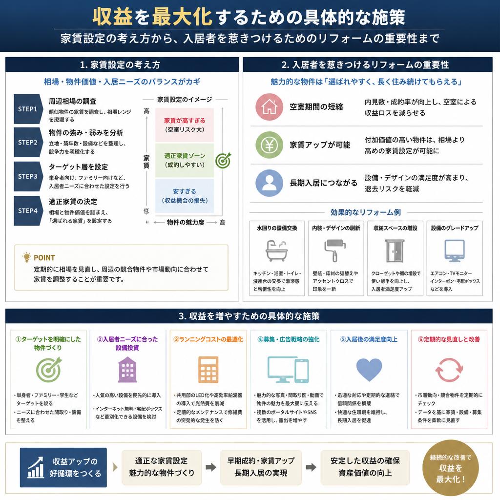 家賃収入を最大化する方法
