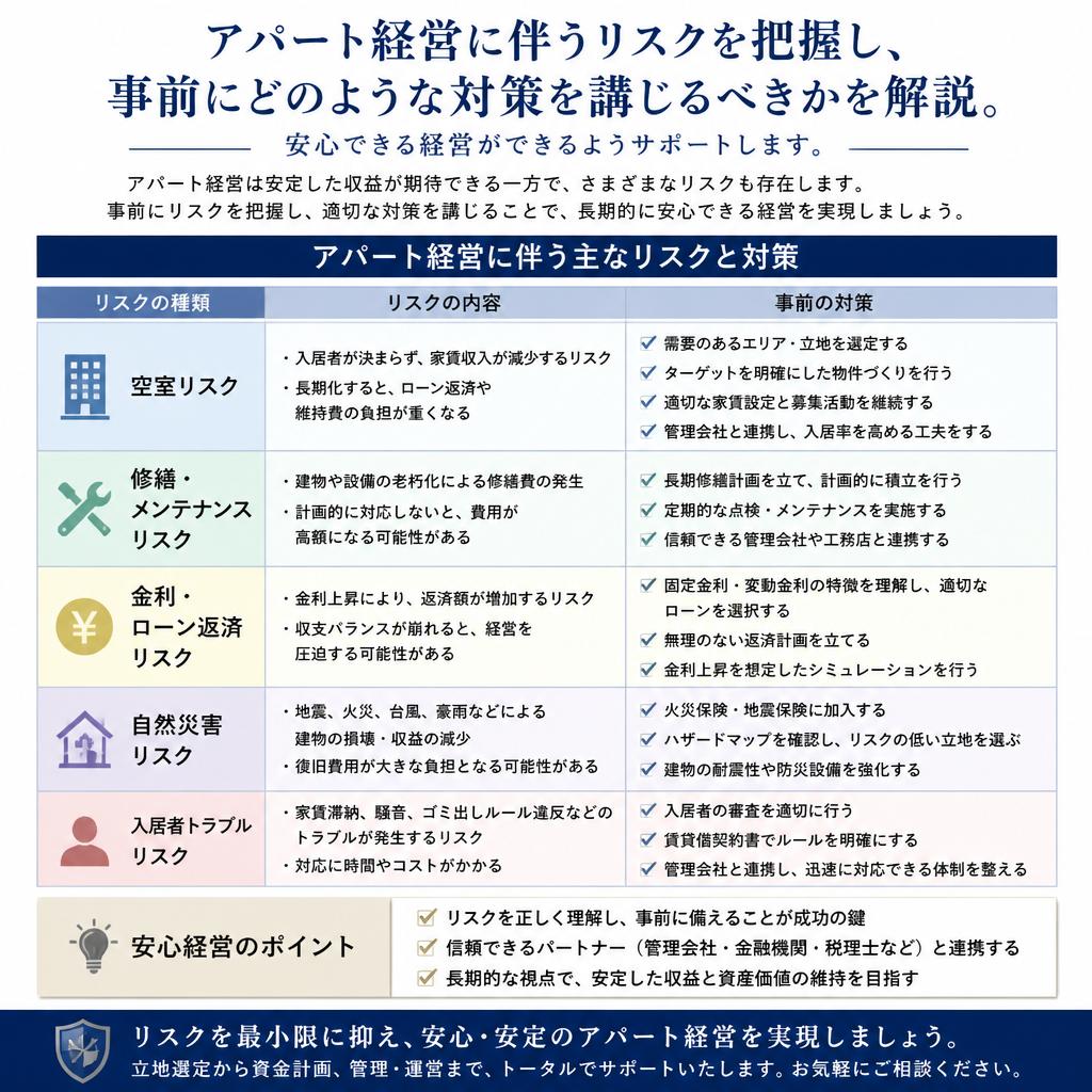 リスク管理とトラブル対策