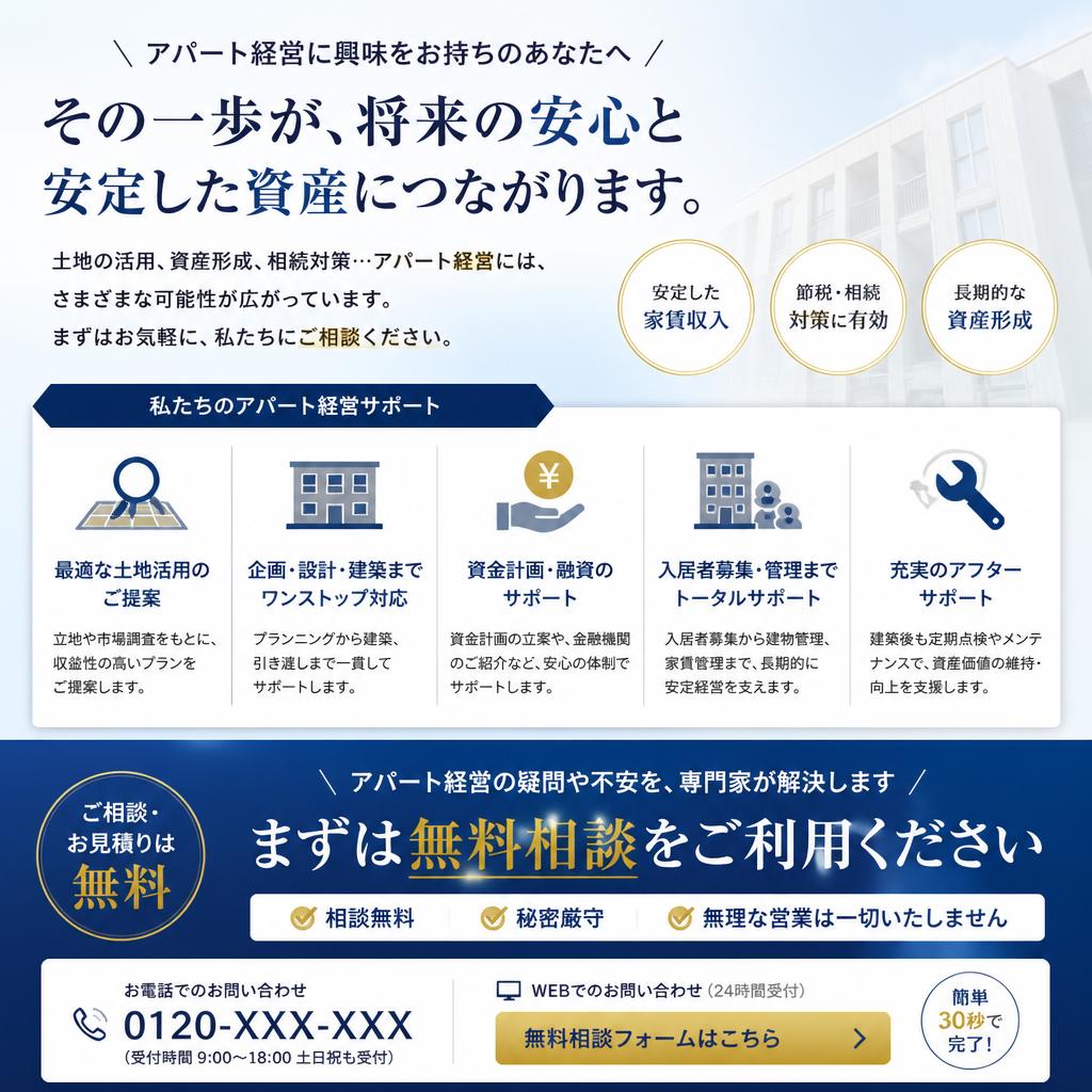 お問い合わせ・無料相談のご案内