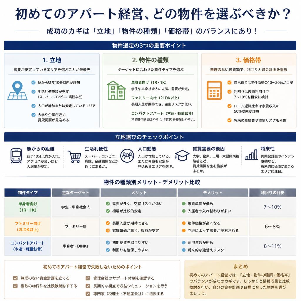一棟目の選び方