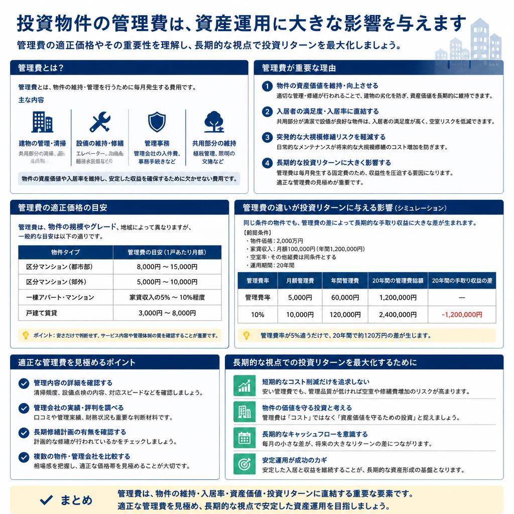 管理費の確認ポイント