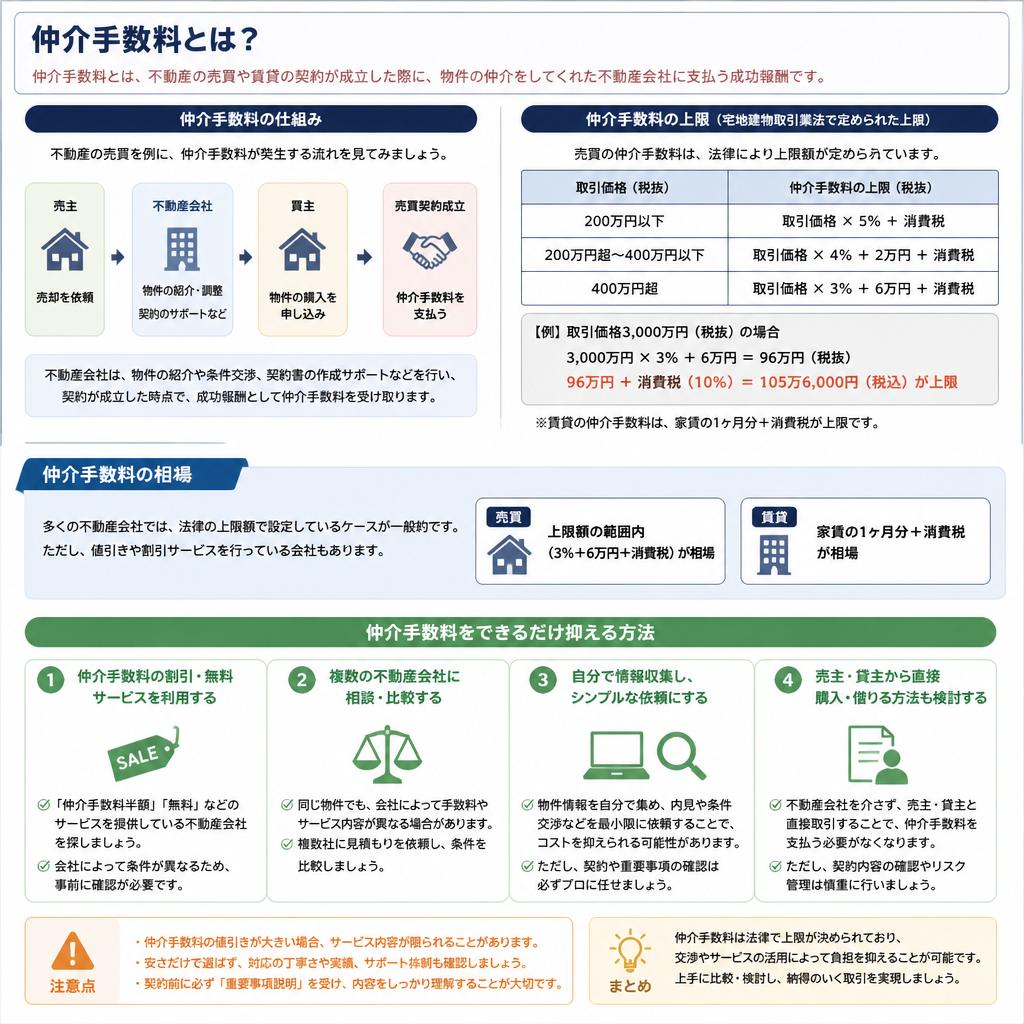 仲介手数料について知っておくべきこと
