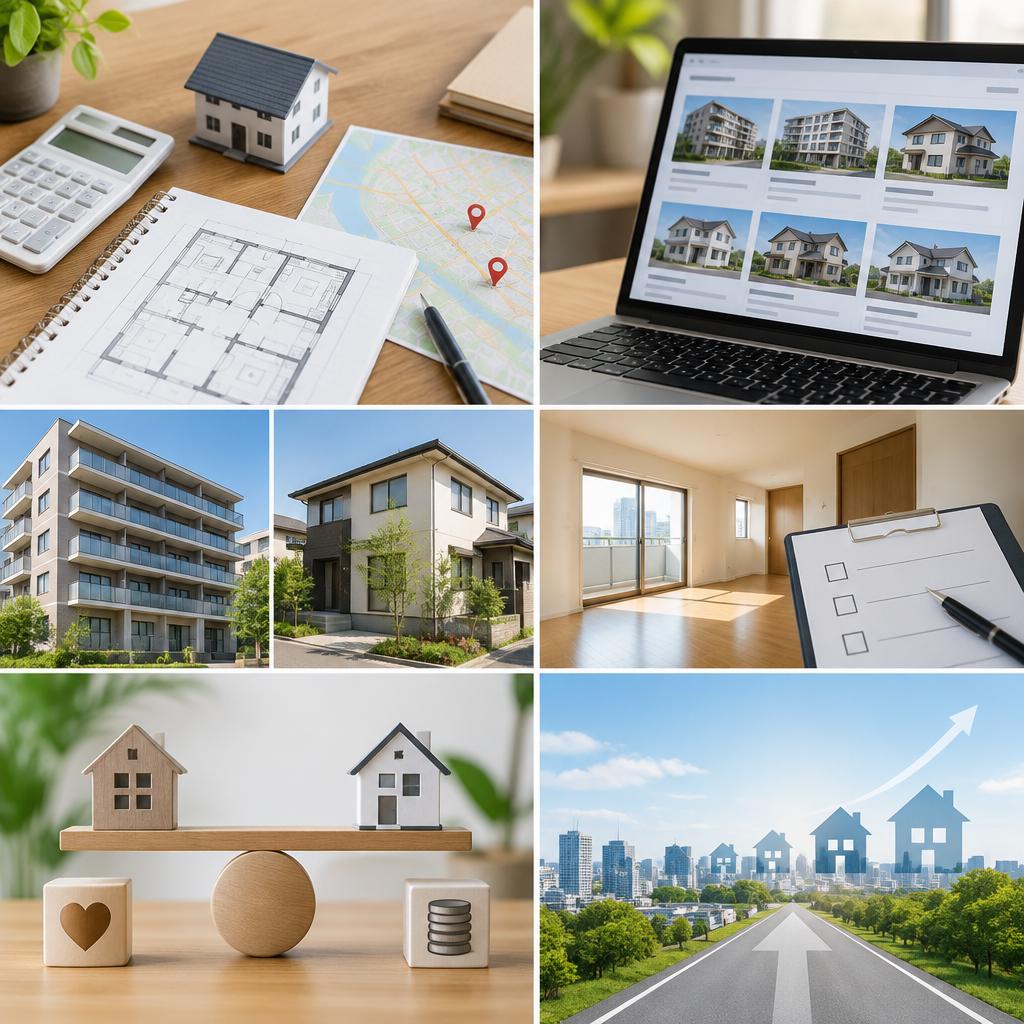 理想の住まいを見つける物件探し。条件整理から内見まで